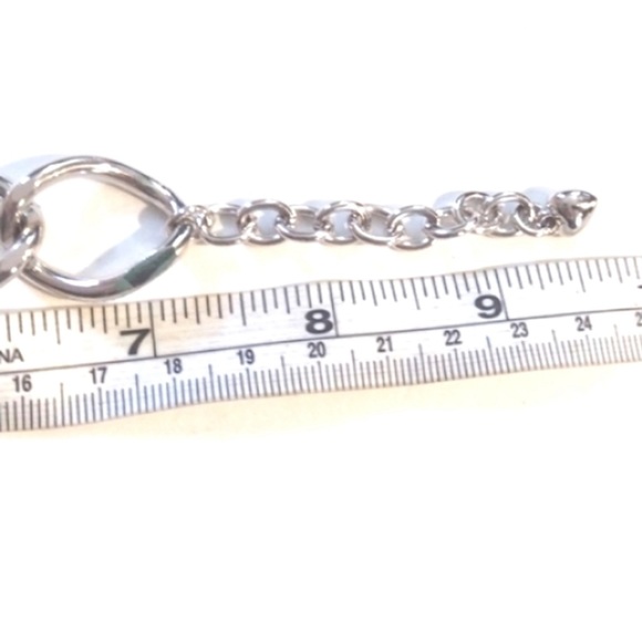 CURB LINKED CRYSTAL BRACELET - Picture 8 of 8